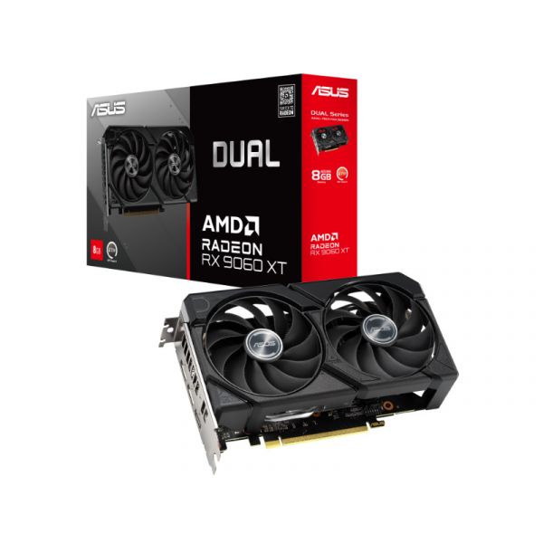 Asus Videókártya AMD RX 9060 XT (DUAL-RX9060XT-8G)
